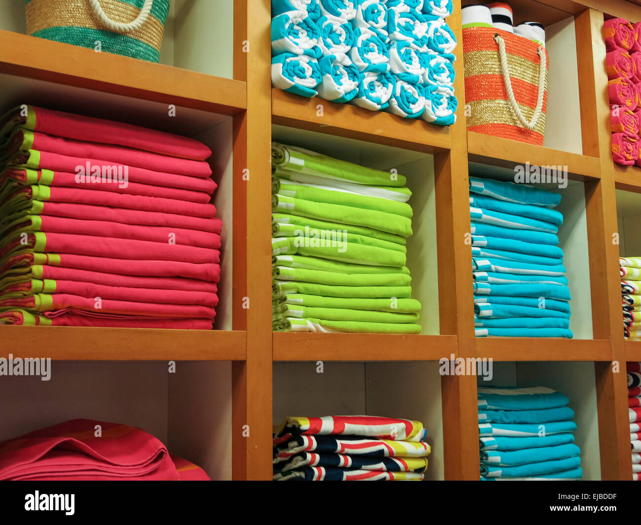 Martha Stewart Home Collection in Macy's Linen Department, NYC Stock