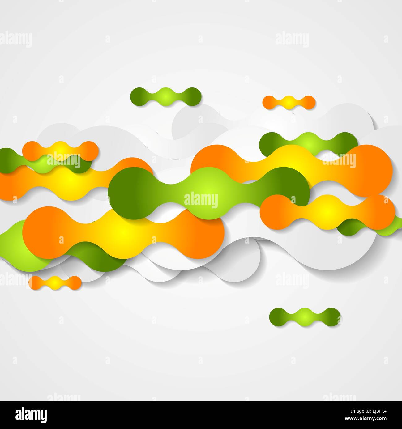 Geometric green orange background hi-res stock photography and images ...