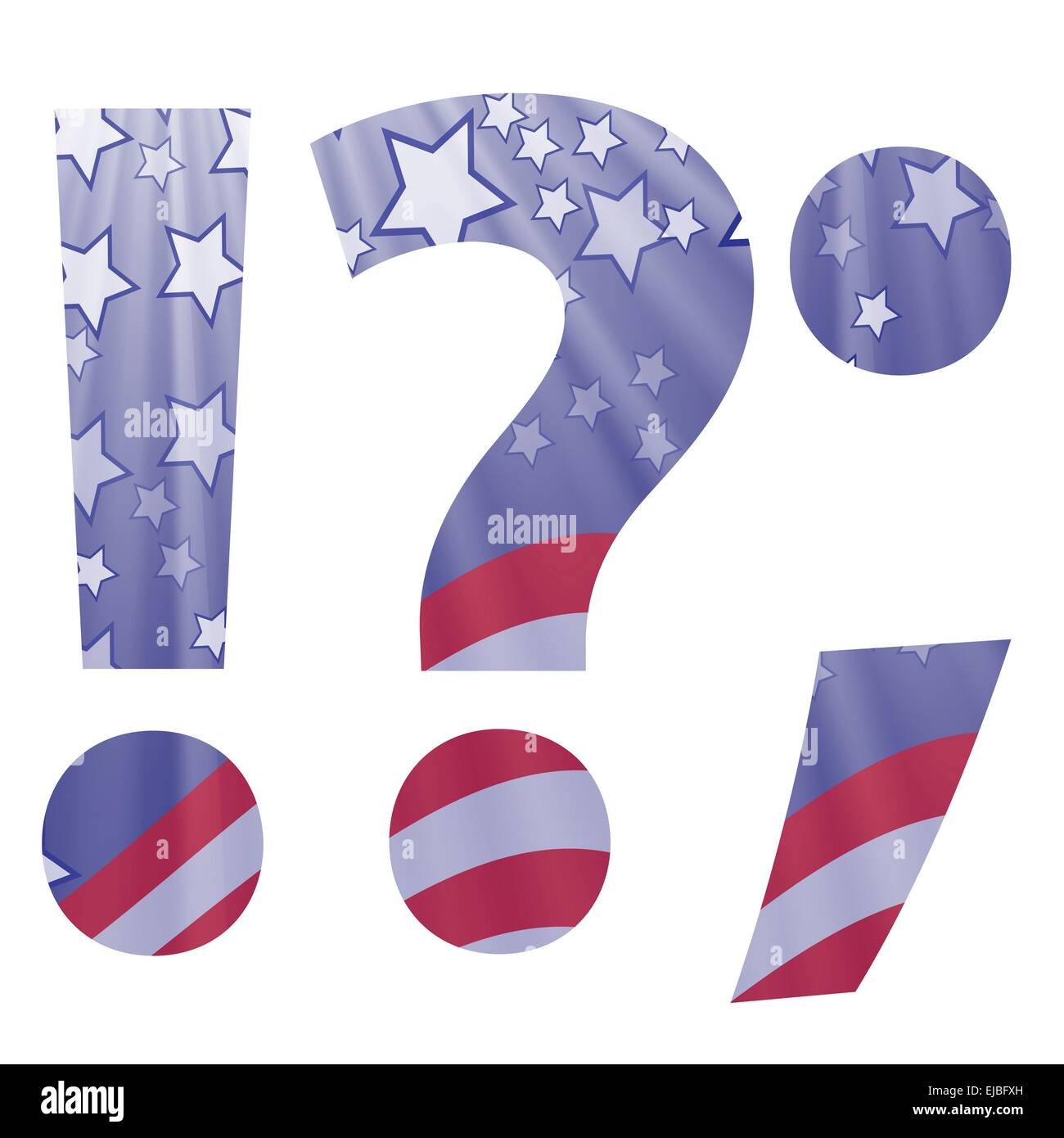 american flag question mark Stock Photo Alamy