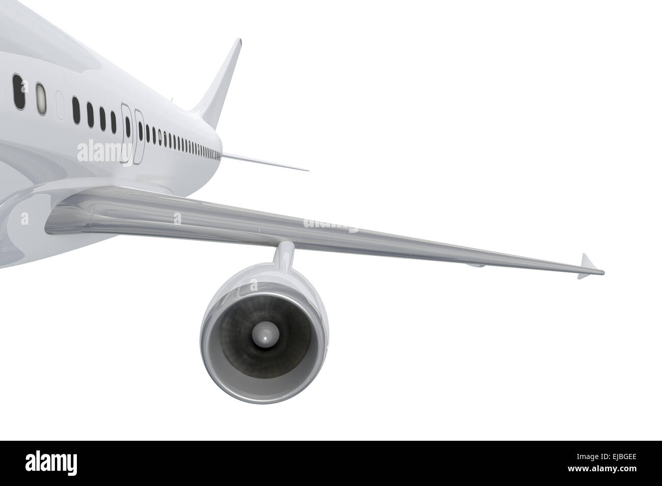 plane rear view Stock Photo Alamy