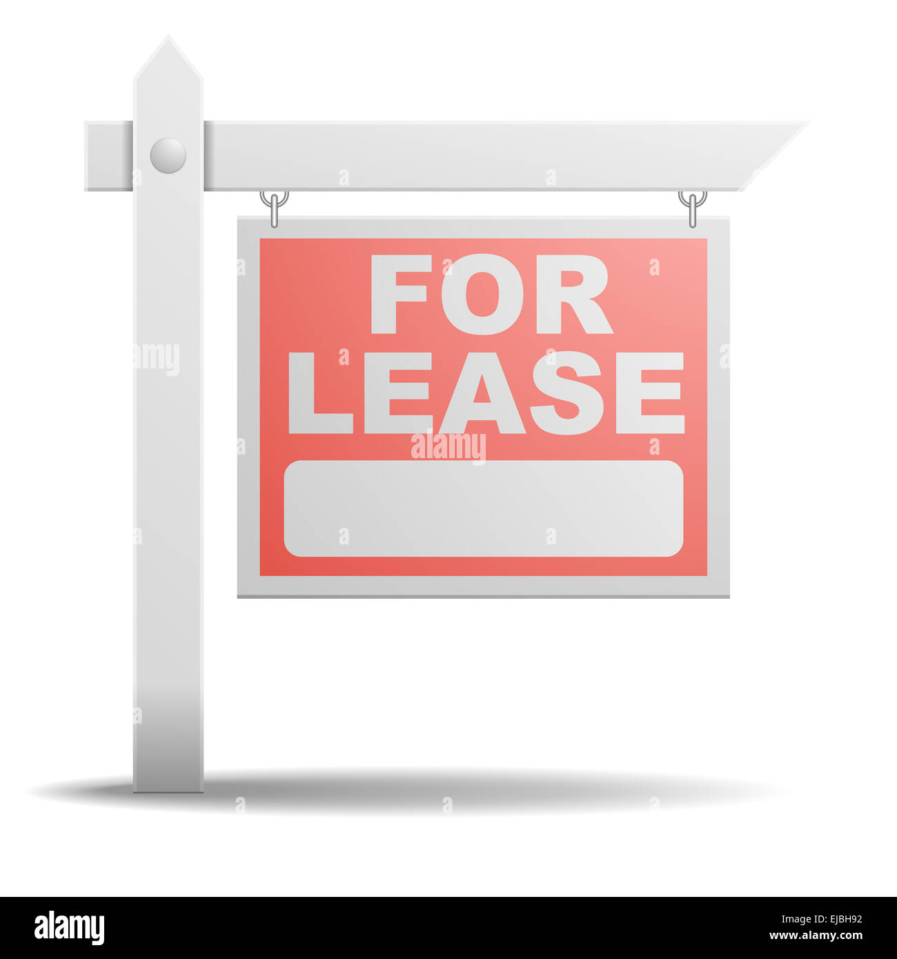 Sign For Lease Stock Photo - Alamy