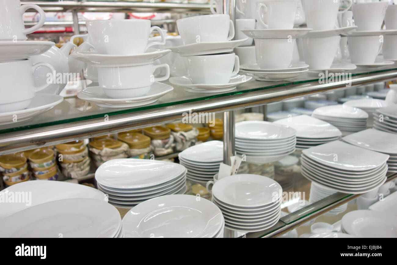 Disposable utensils at shop hires stock photography and images Alamy