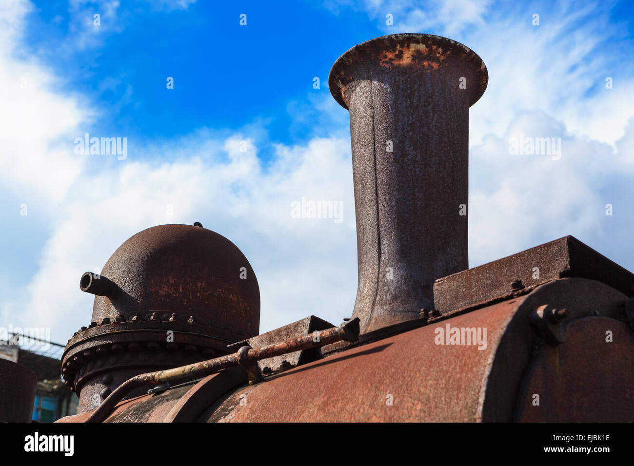 steam locomotive pipe Stock Photo - Alamy