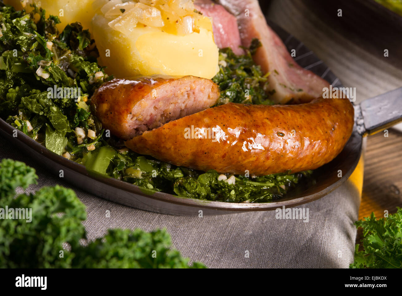 Kale or borecole Stock Photo Alamy