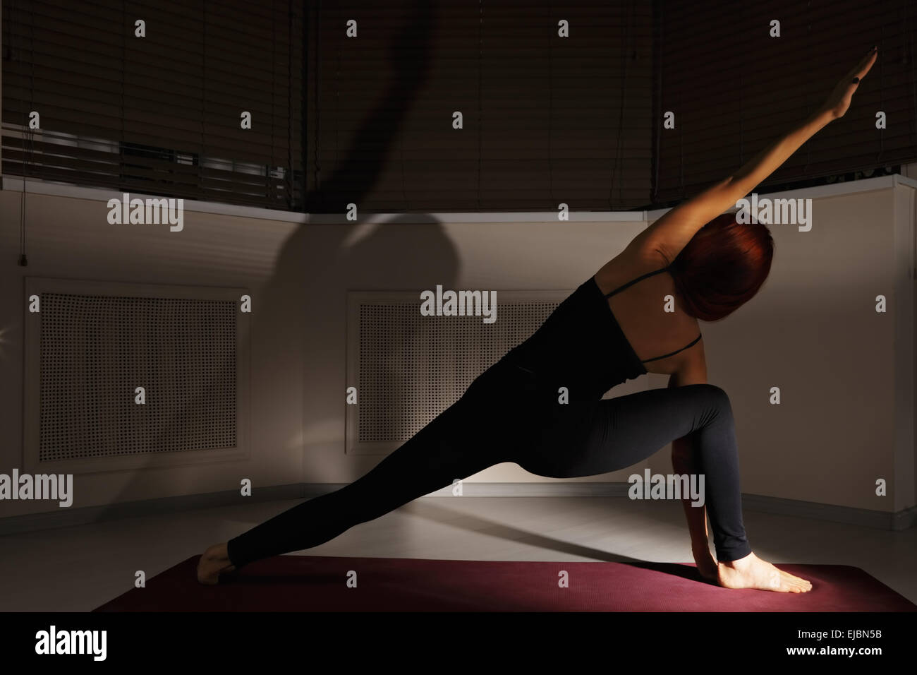 Yoga asana line hi-res stock photography and images - Alamy