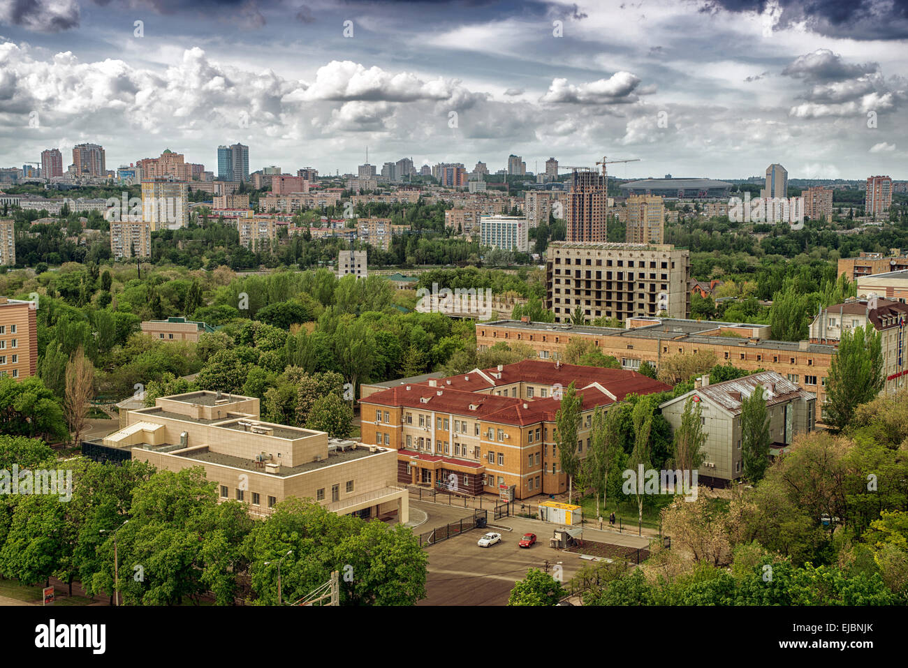 city of Donetsk, Ukraine Stock Photo