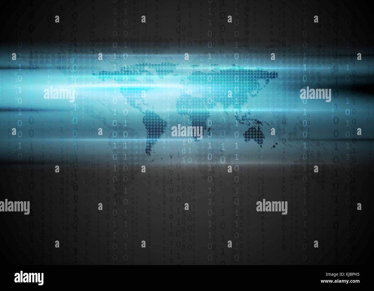 Blue Shiny Hi Tech Background Stock Photo Alamy