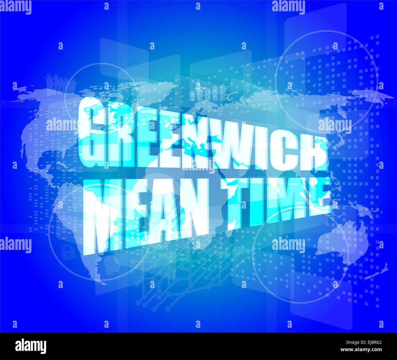 Greenwich mean time map hires stock photography and images Alamy