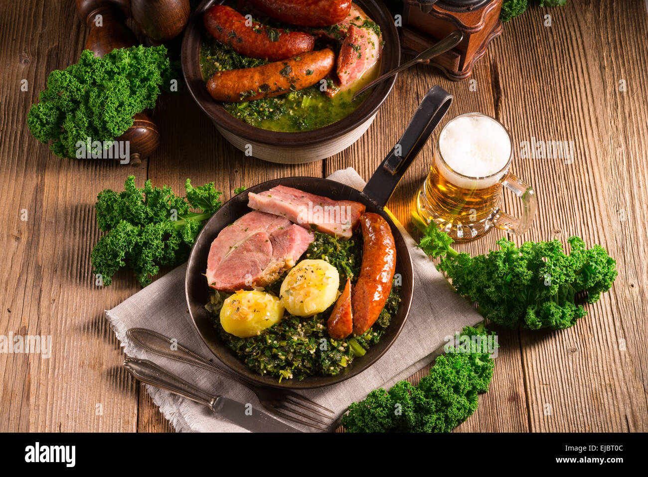 Kale or borecole Stock Photo Alamy