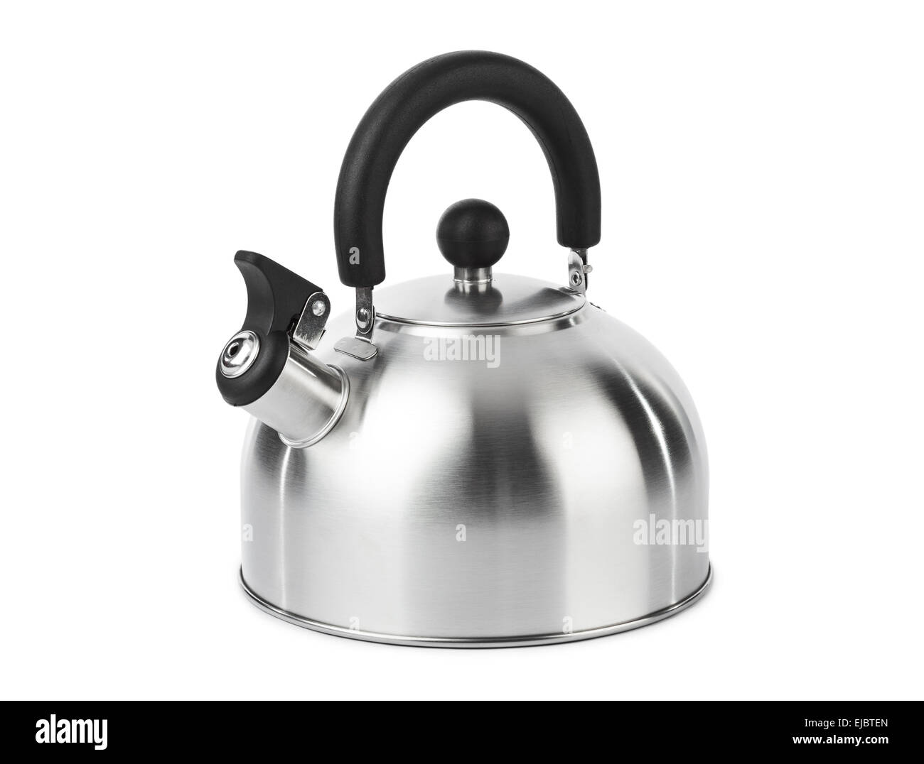 Stovetop whistling kettle Stock Photo