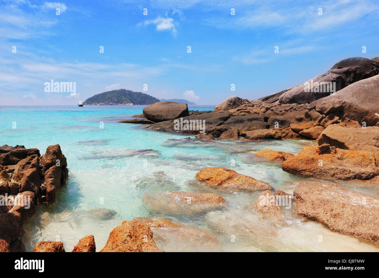 Similansky islands, Andaman Sea, Thailand Stock Photo