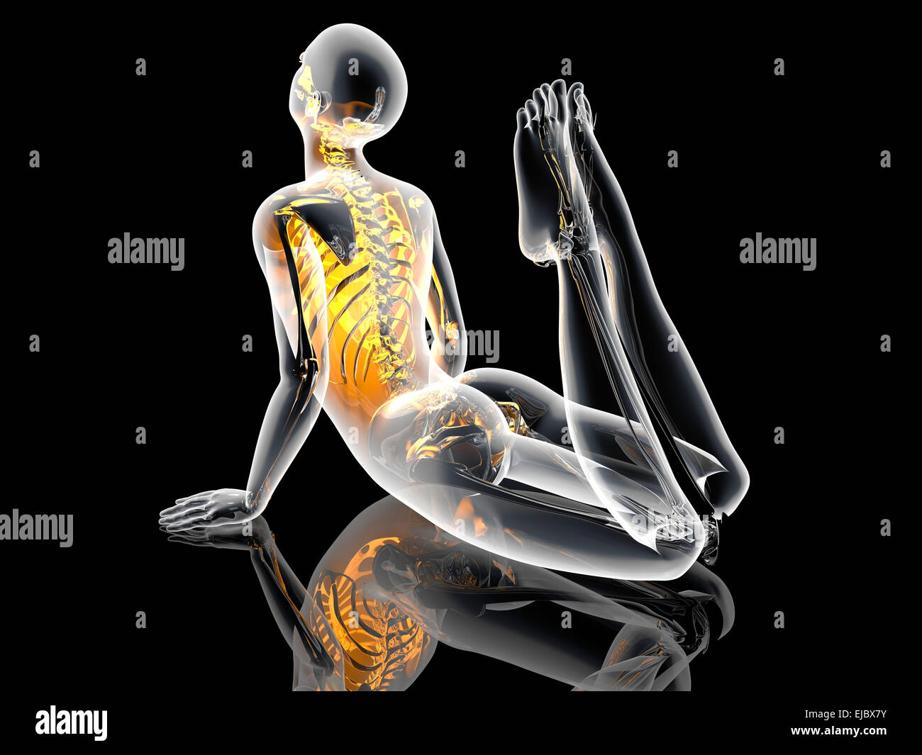 Yoga Pose King Cobra Stock Photo Alamy