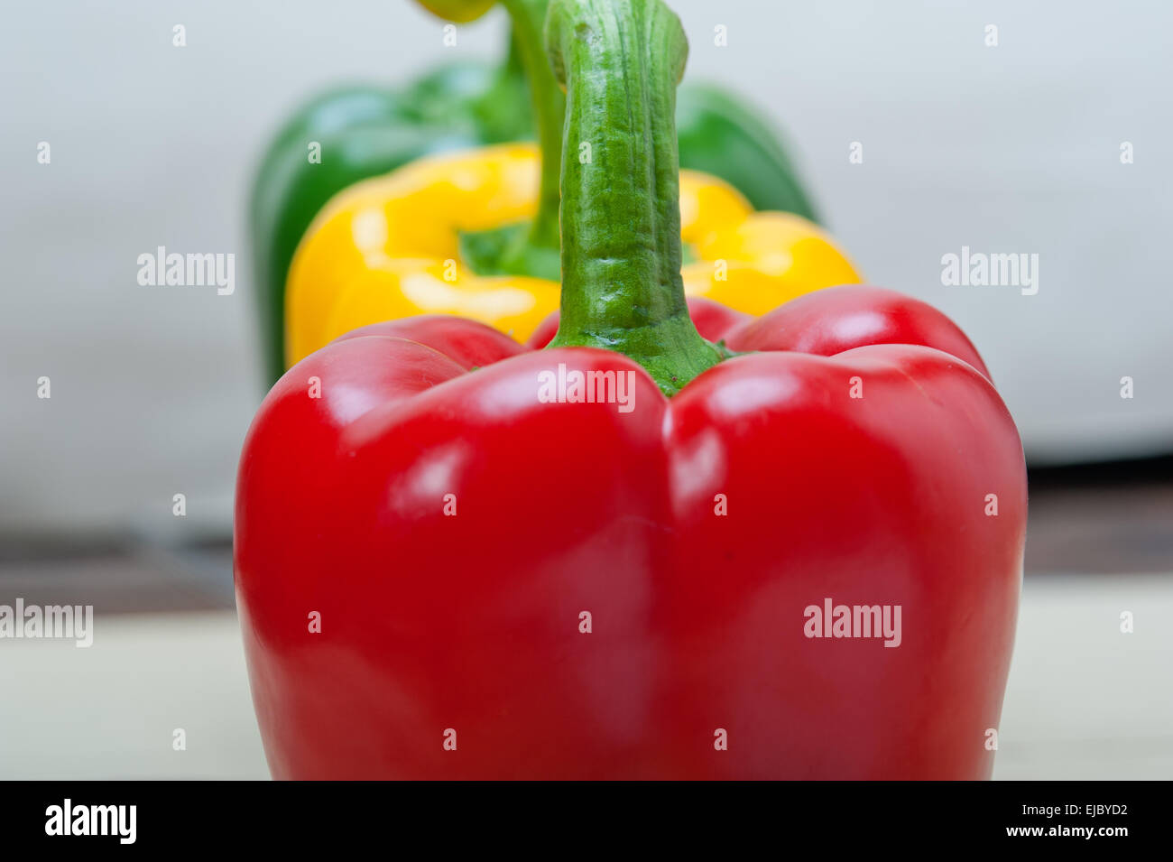 fresh bell peppers Stock Photo - Alamy
