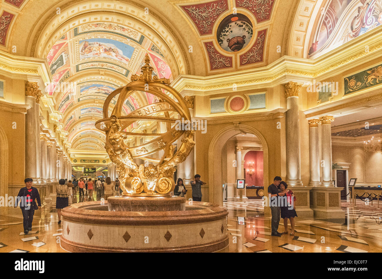 The Venetian Macao casino and hotel Stock Photo