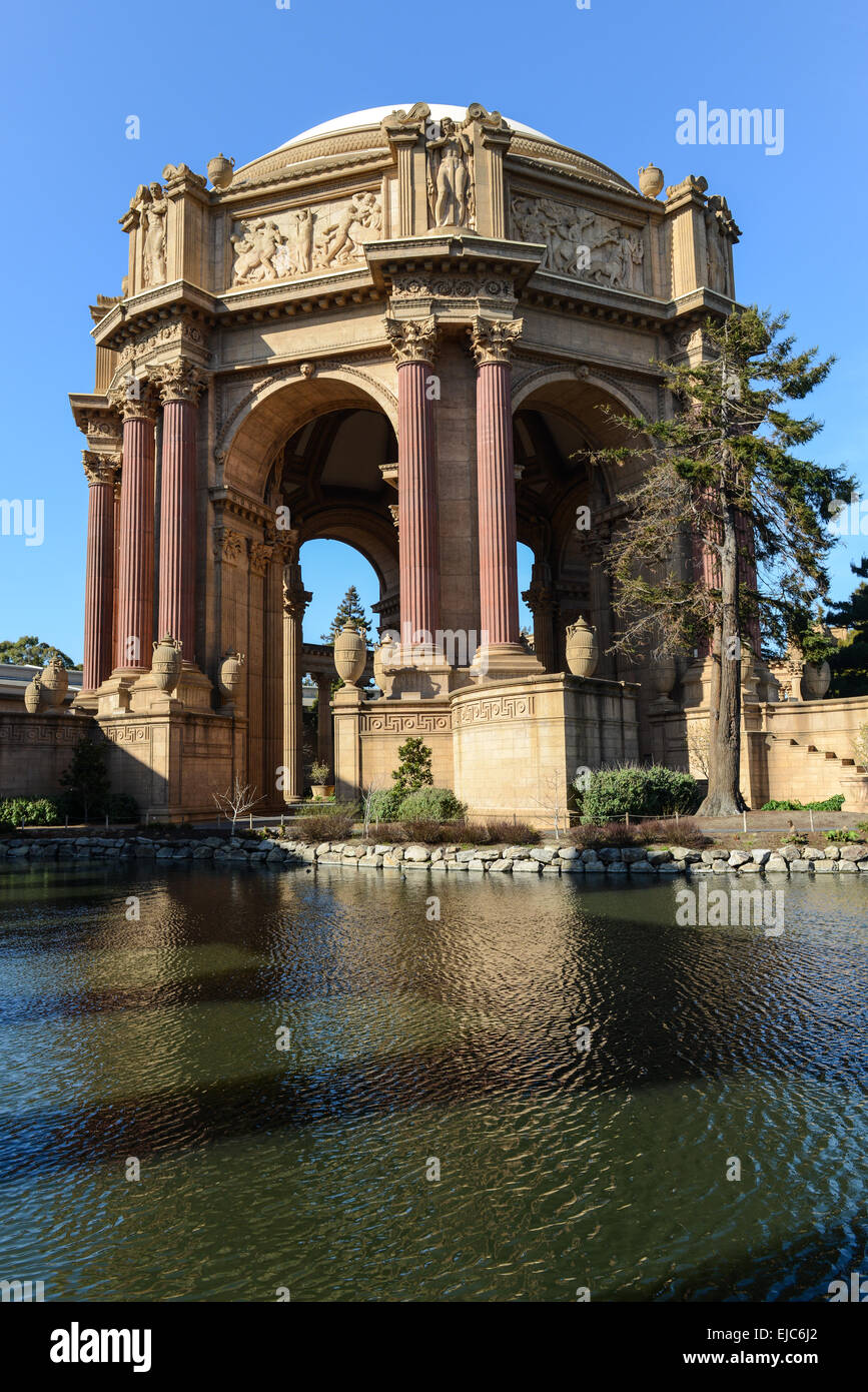 Palace of Fine Arts in San Francisco Stock Photo