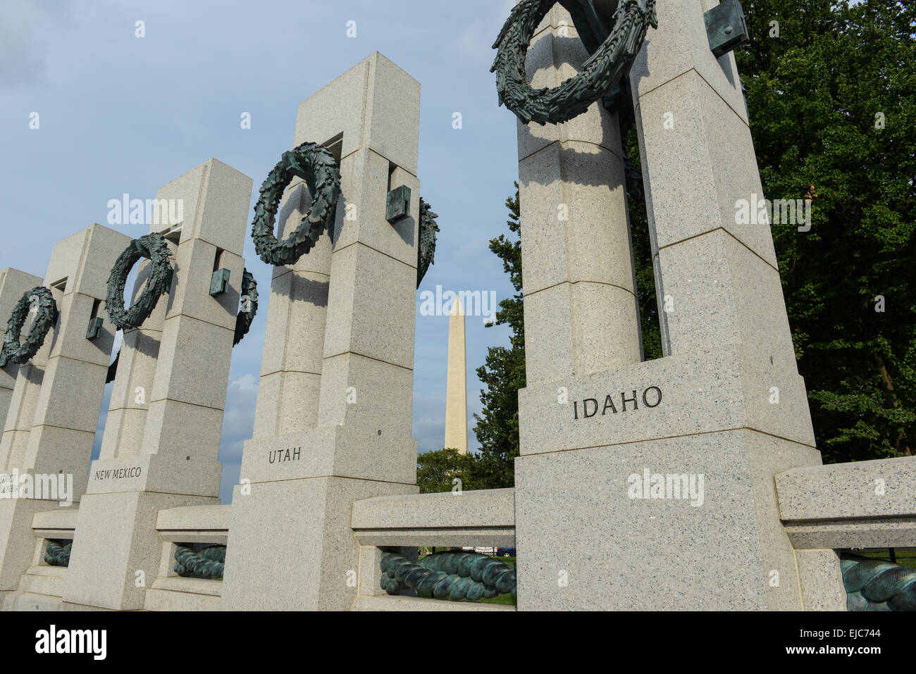 World War II Memorial Stock Photo Alamy