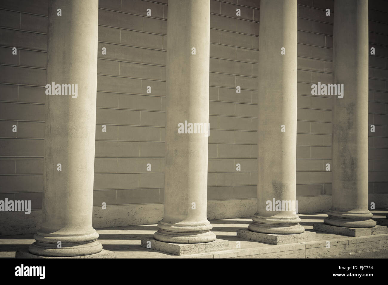 Pillars of Strength Stock Photo Alamy