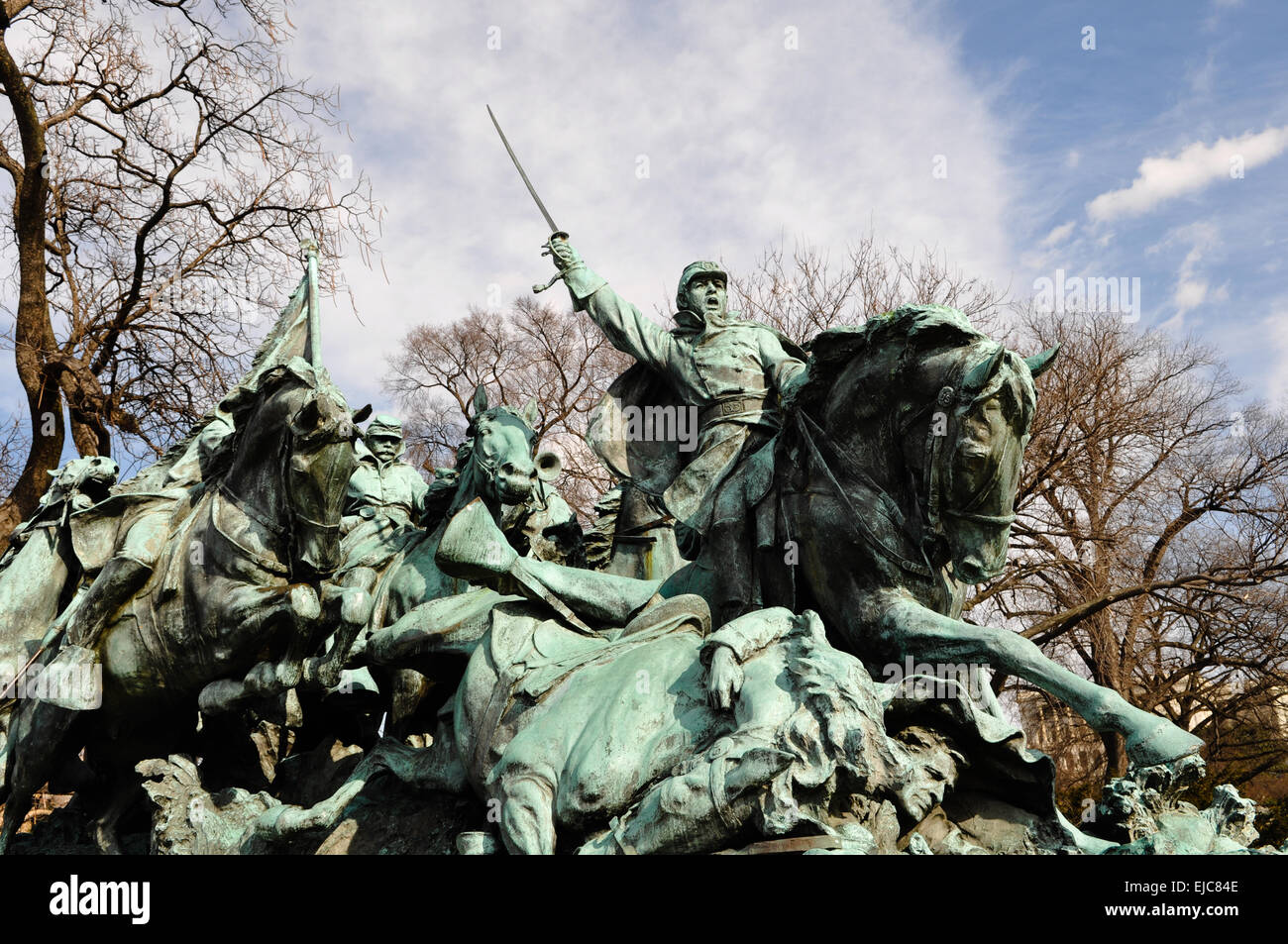 Civil War Statue in Washington DC Stock Photo Alamy
