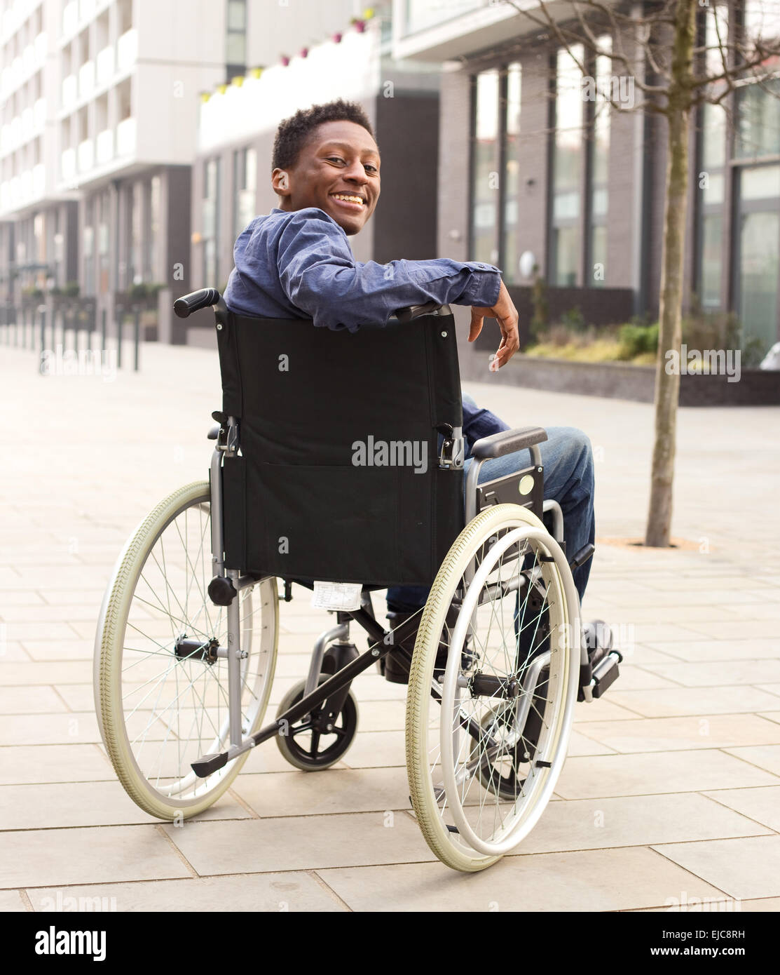 Happy wheelchair hi-res stock photography and images - Alamy