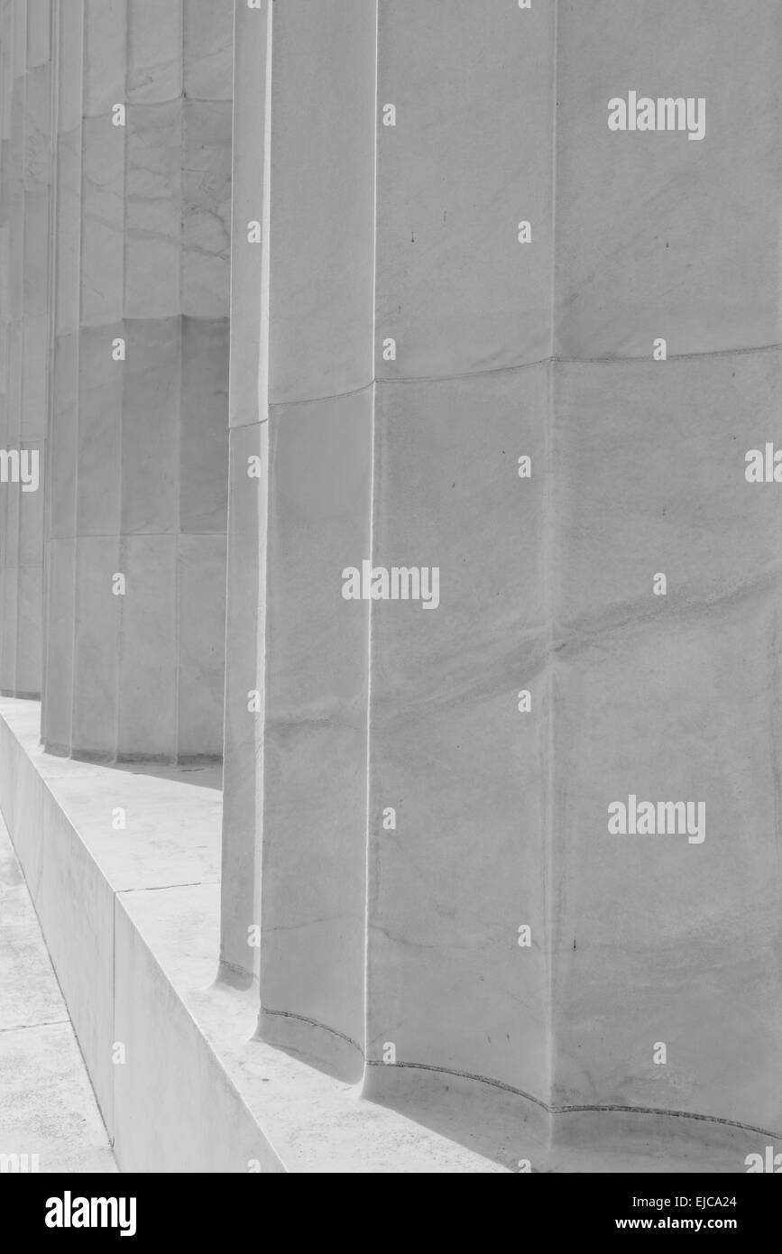 Black and White Stone Pillars Stock Photo Alamy