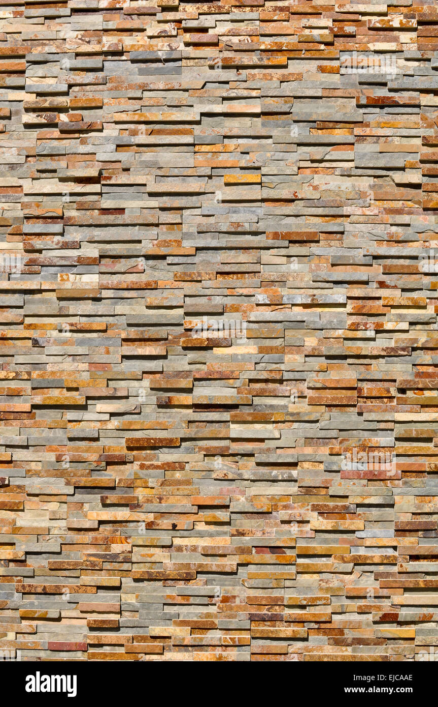 Modern Tan Brick Background Stock Photo