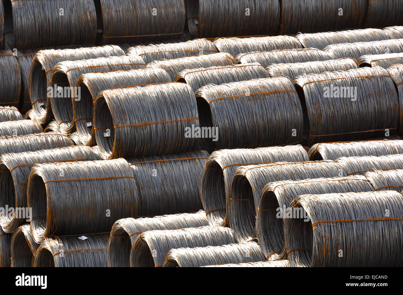 Steel Wires Stock Photo Alamy