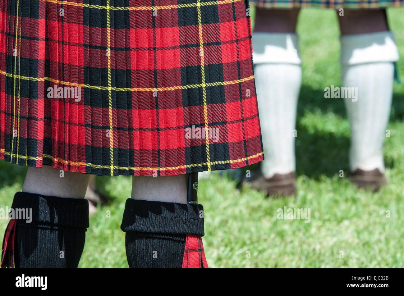 black and green kilt
