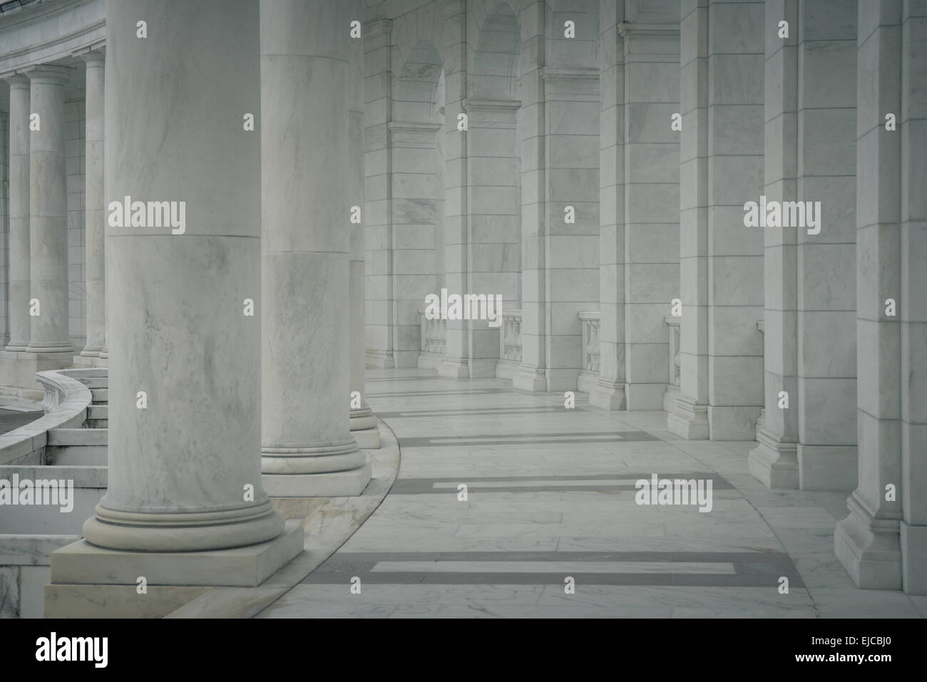 Row of Pillars and Columns Stock Photo Alamy