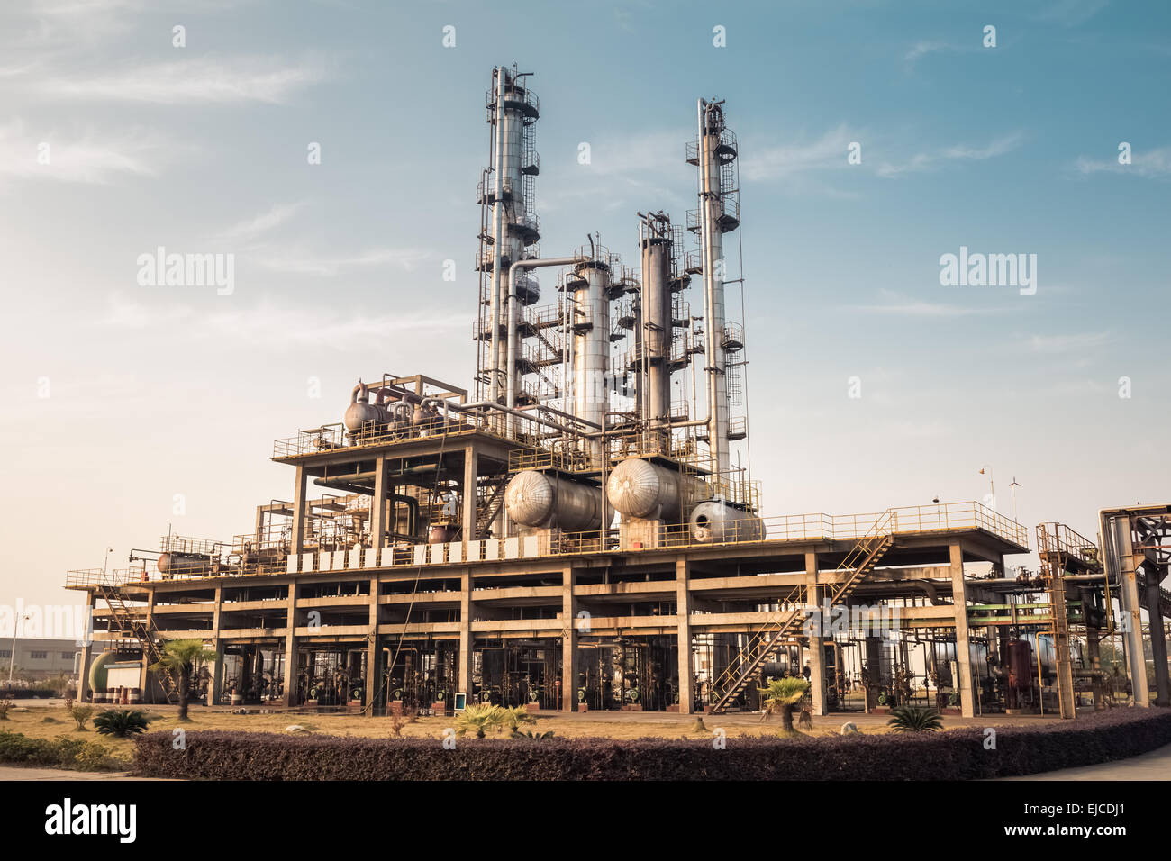 chemicals plant Stock Photo