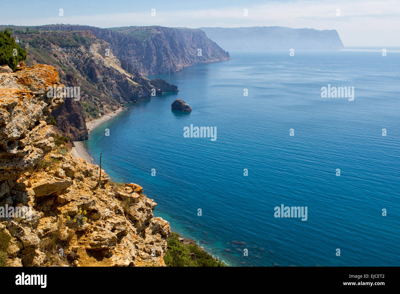 Sunny view of the Black Sea Stock Photo - Alamy