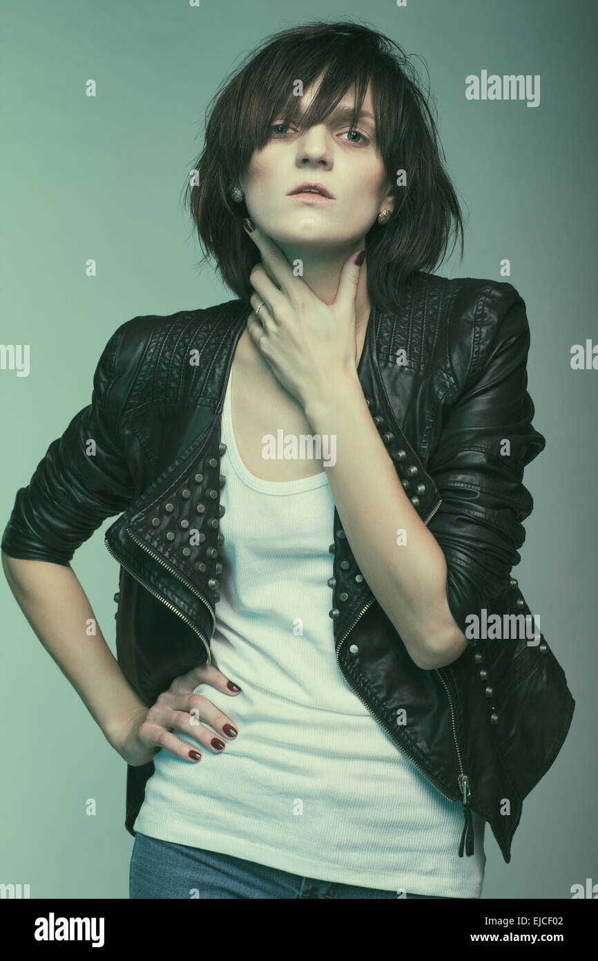 Heroin chic Stock Photo Alamy