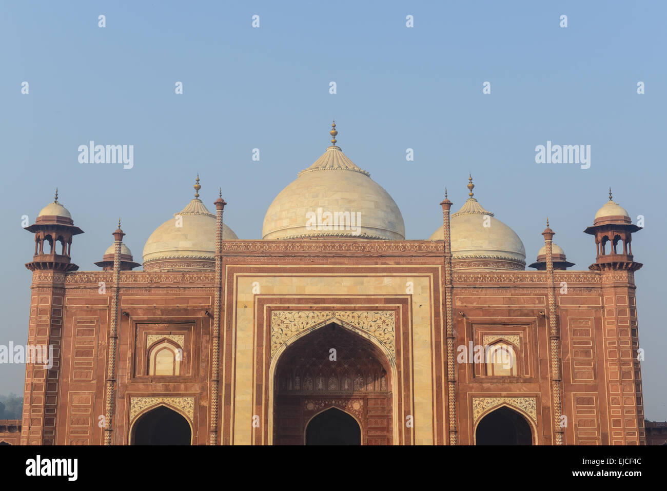 Mosque in Taj Mahal India Stock Photo