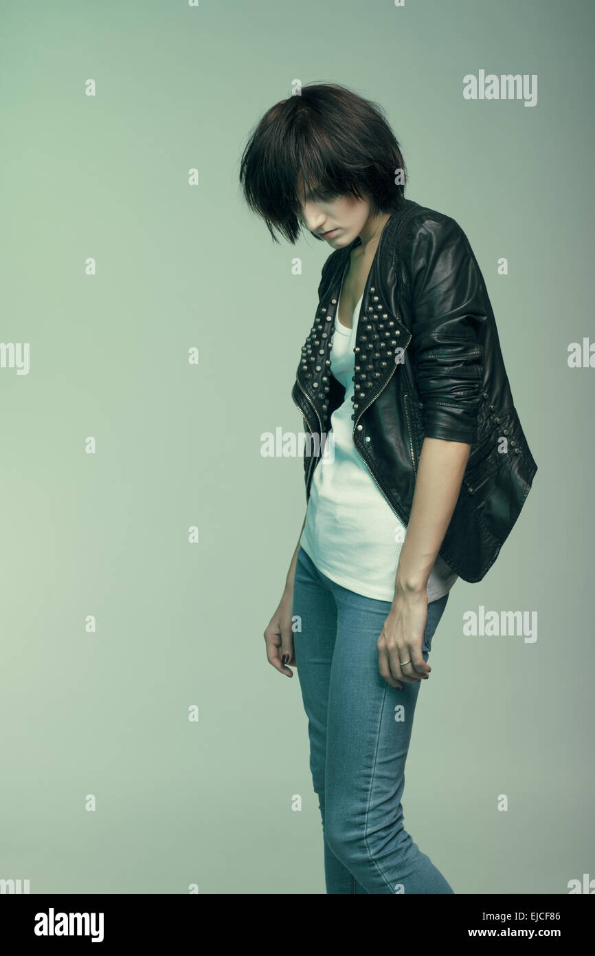 Heroin chic Stock Photo Alamy