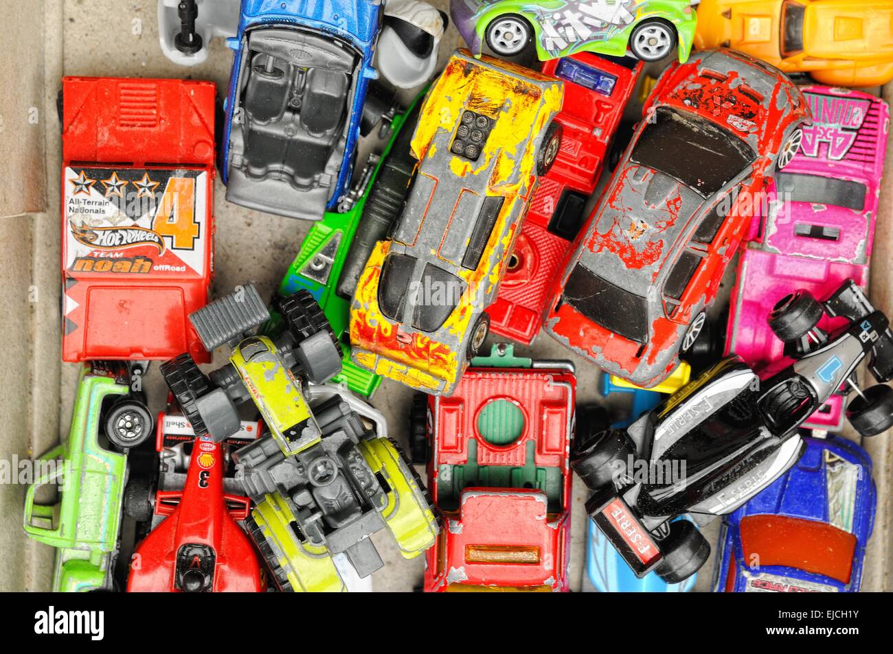 Children's Dreams in the cardboard box Stock Photo Alamy