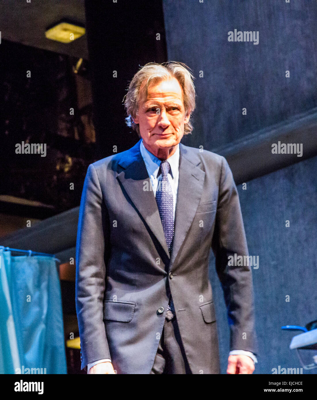 Bill Nighy in Stephen Daldry's production of David Hare's Skylight, New York 2015. Stock Photo