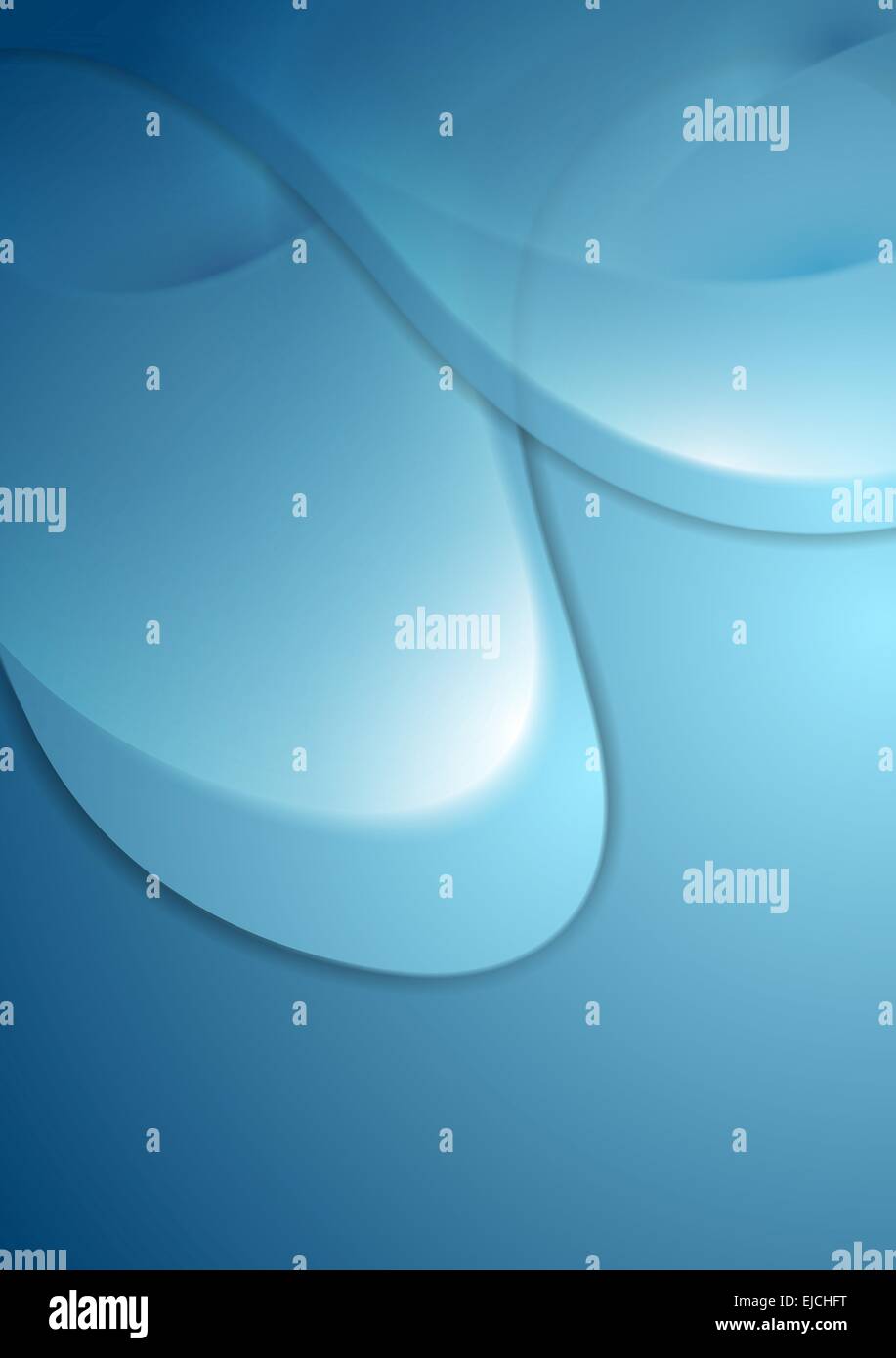 Abstract blue wavy background Stock Photo - Alamy
