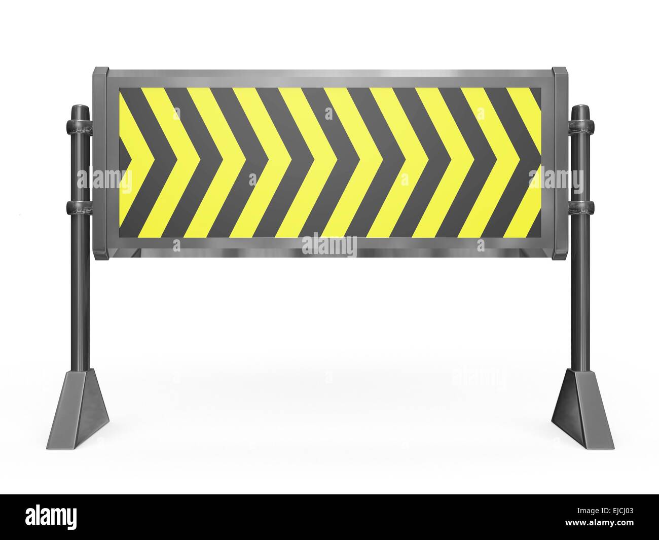 Road Block Barrier Stock Photo Alamy