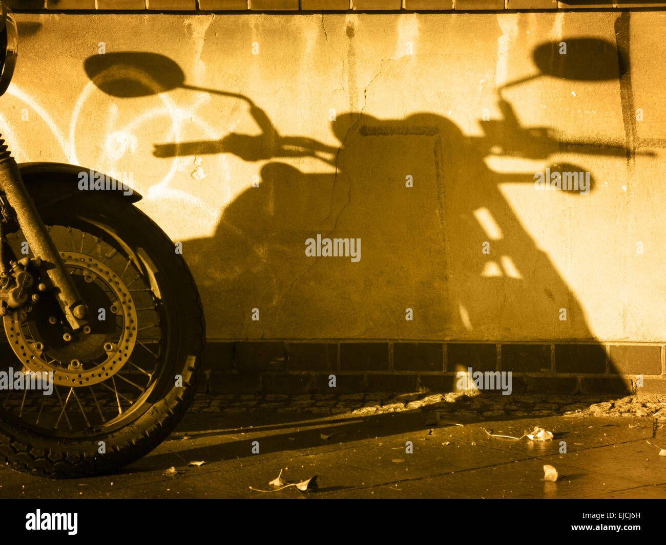 motorbike shadow