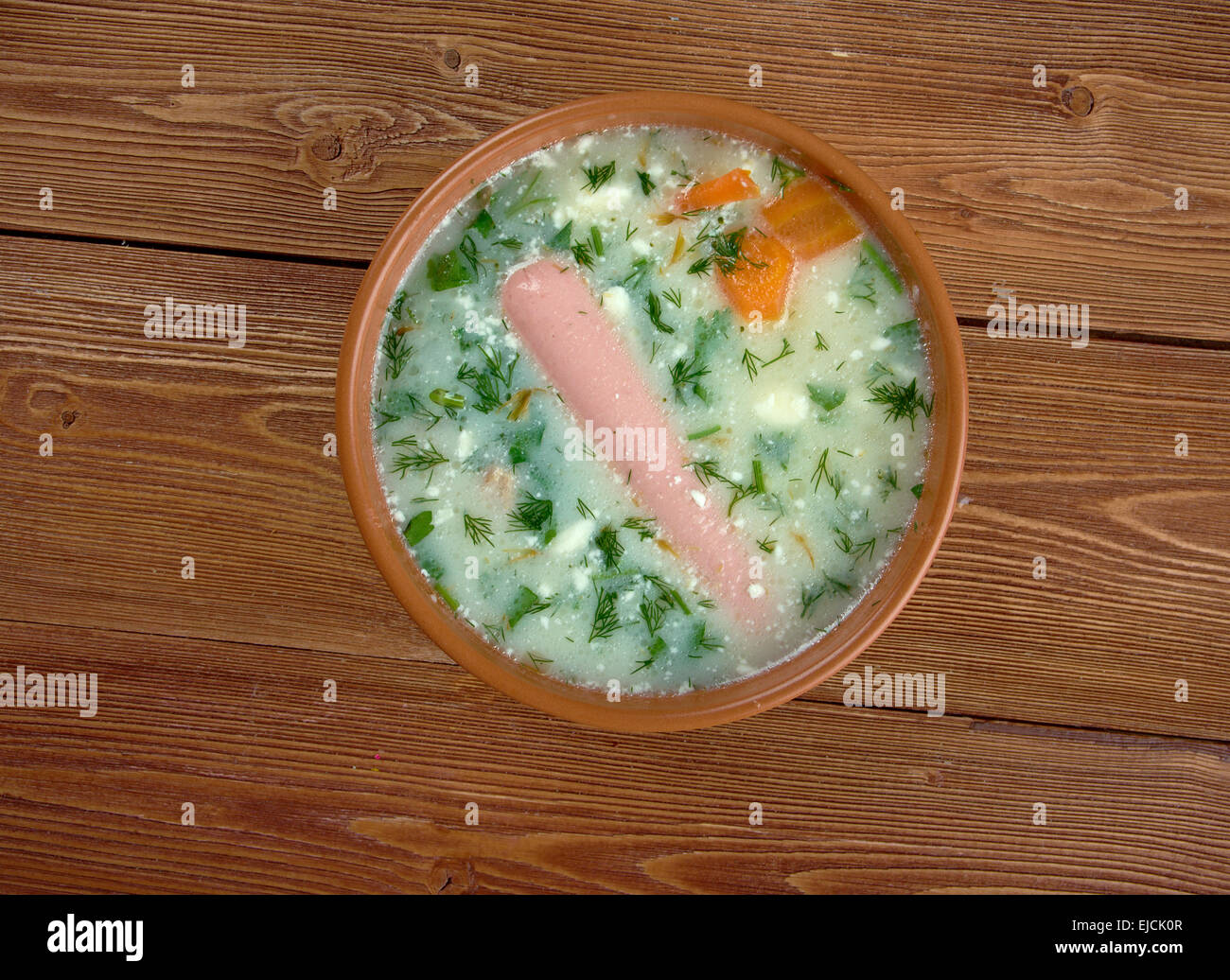 Kartoffel-Cremesuppe Stock Photo