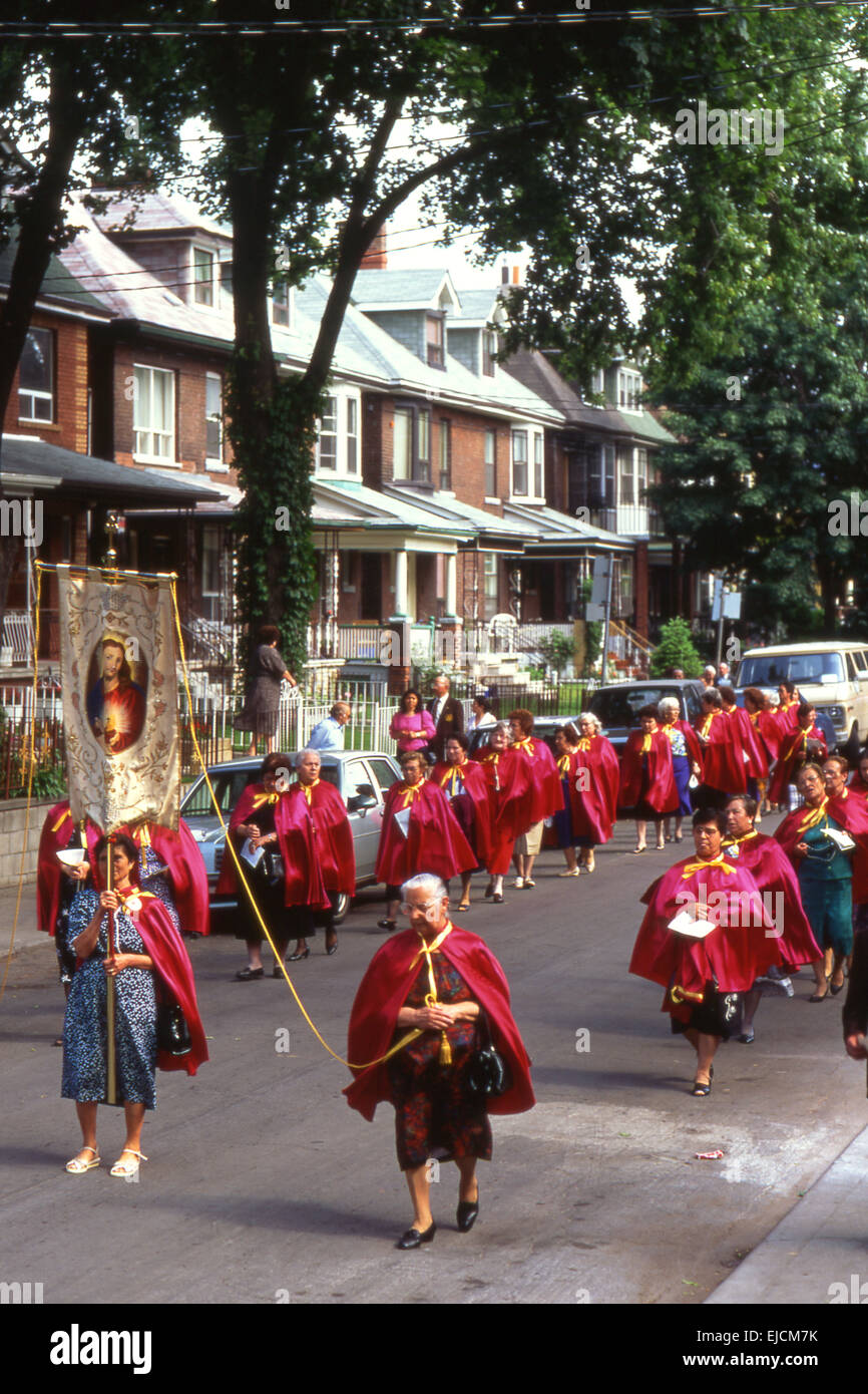 Little Italy, Toronto, Ontario. Stock Photo