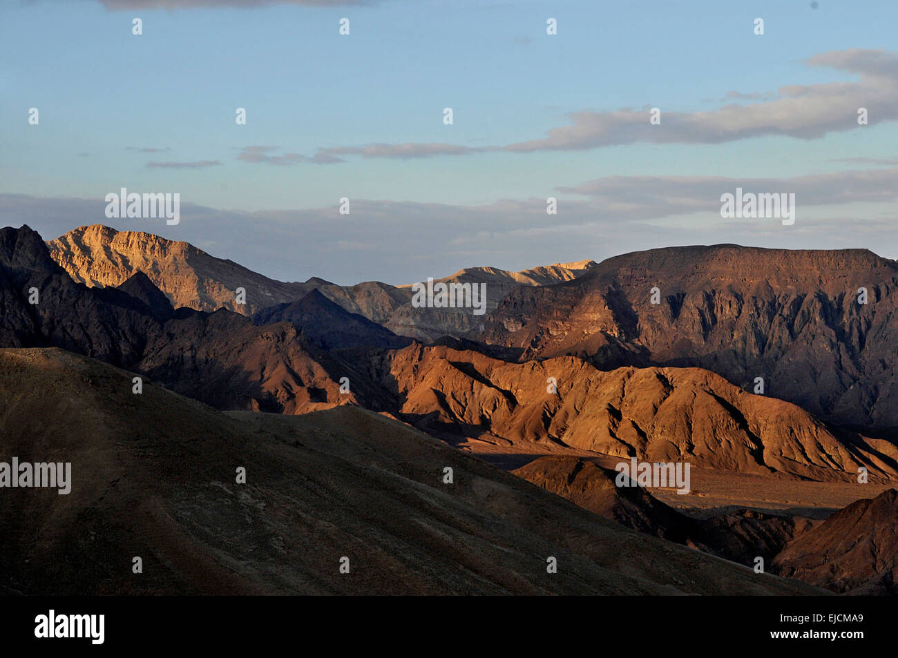 Southern Negev desert and Aravah Valley (wadi arabah) in the area of ...