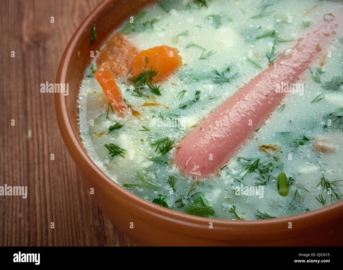 Kartoffel-Cremesuppe Stock Photo