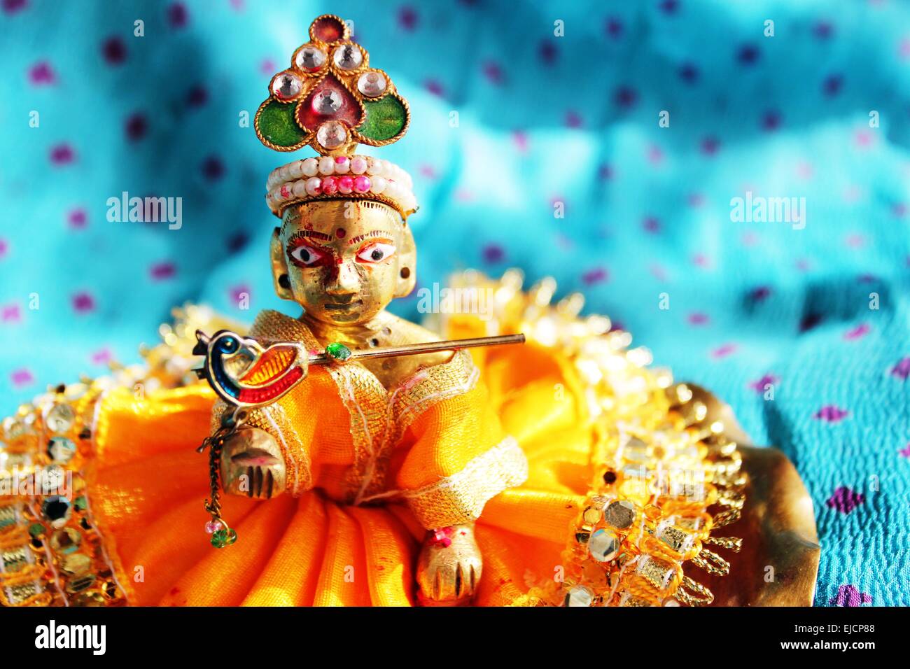 Hindu God Lord Krishna Stock Photo - Alamy