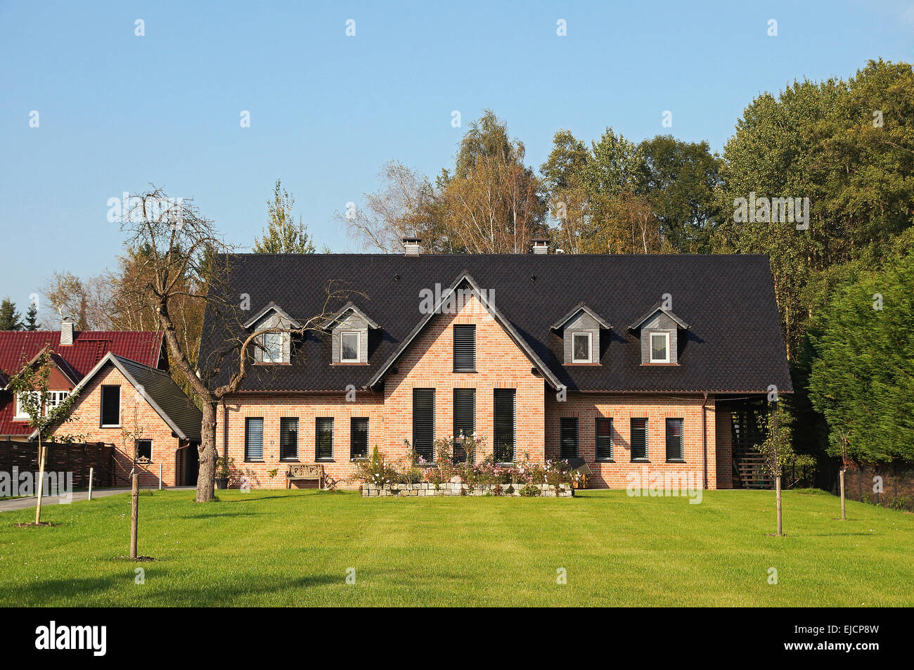 Single Family House Stock Photo