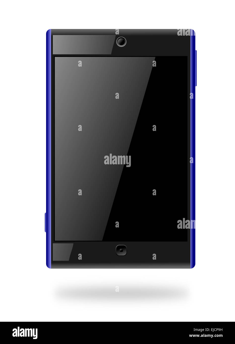 Touchscreen Smartphone with Blank Screen Stock Photo