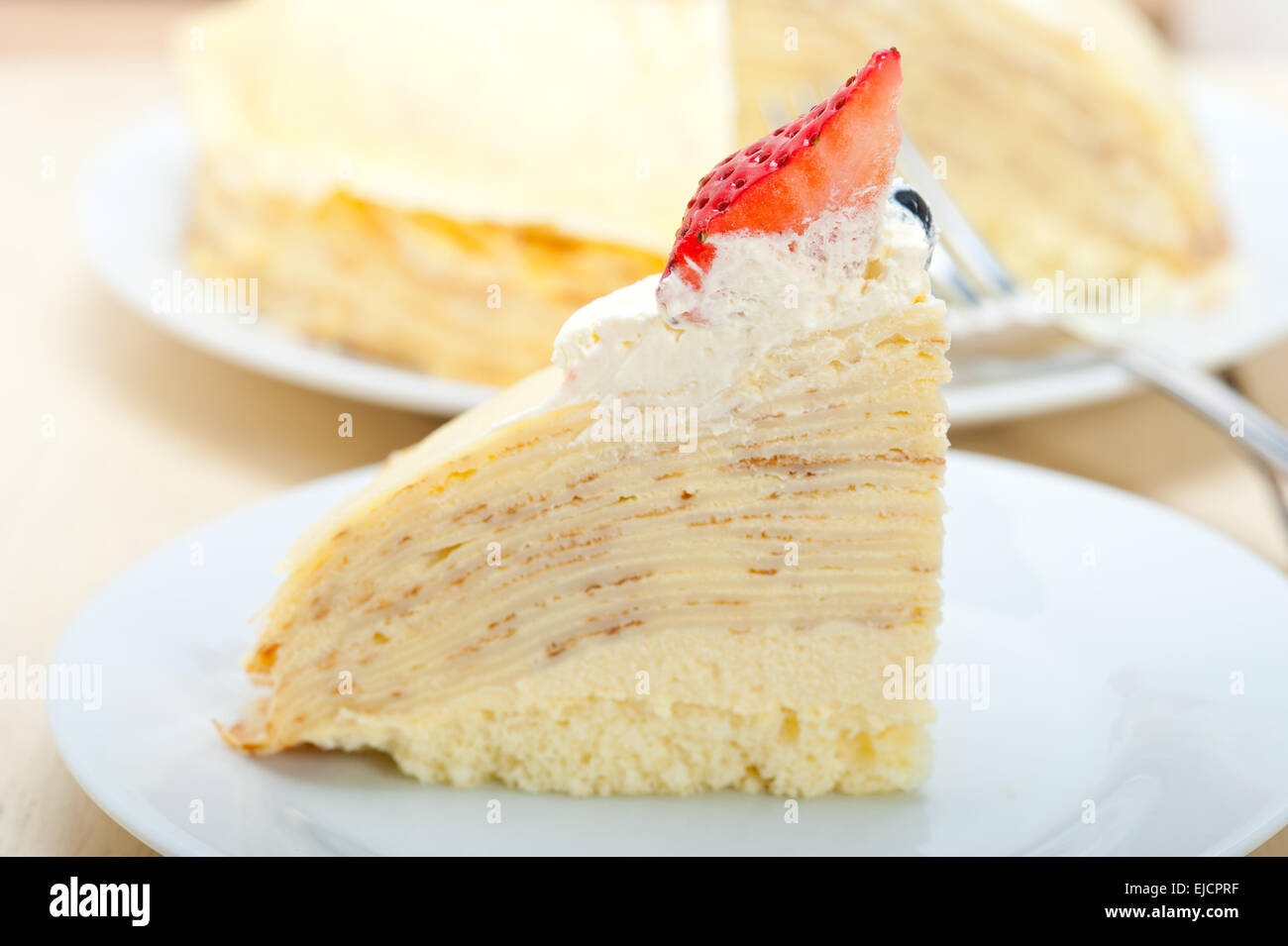 crepe pancake cake Stock Photo Alamy