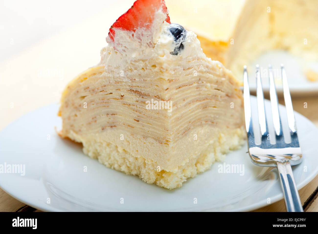 crepe pancake cake Stock Photo Alamy