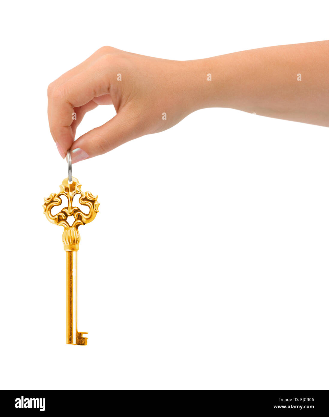 Hand giving key Stock Photo Alamy