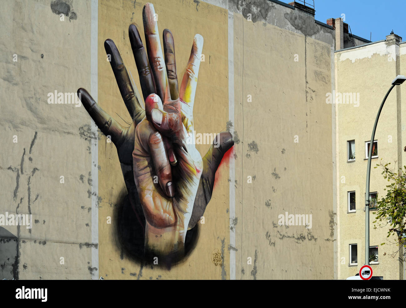 Street Art in Berlin Stock Photo