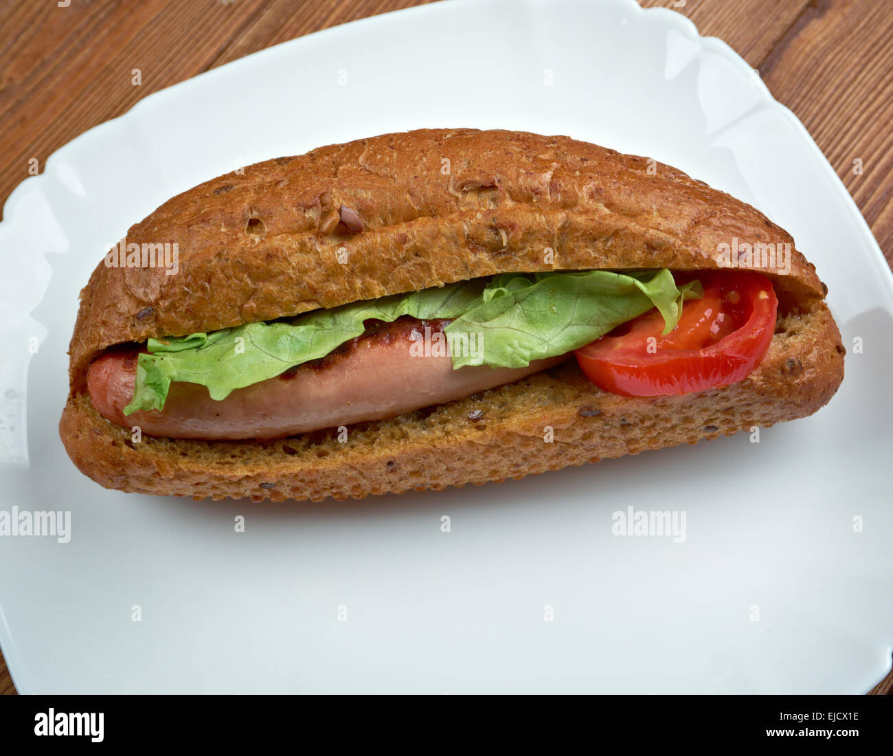 Polish sausage hot dog hires stock photography and images Alamy